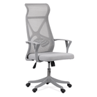 Scaun ergonomic gri, sezut buretat, spatar panza, OFF431 Aero Light