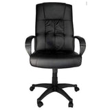 Scaun ergonomic maro piele ecologica OFF023 Apprentice