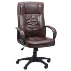 Scaun ergonomic maro piele ecologica OFF023 Apprentice