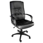 Scaun ergonomic maro piele ecologica OFF023 Apprentice