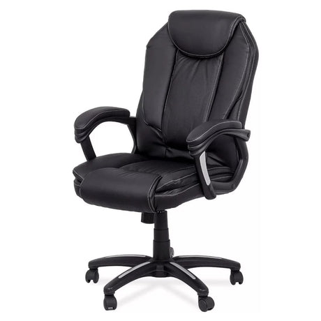 Scaun ergonomic piele perforata mecanism balans OFF356 Victorian