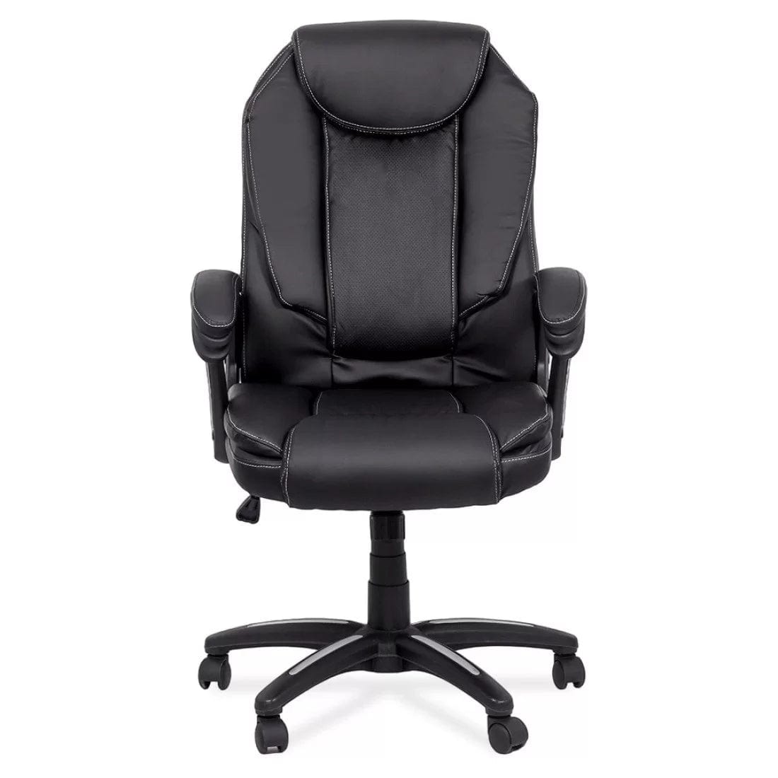 Scaun ergonomic piele perforata mecanism balans OFF356 Victorian