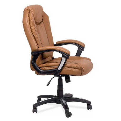 Scaun ergonomic piele perforata mecanism balans OFF356 Victorian