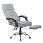 Scaun executiv gri piele relaxare OFF425 Nature