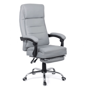 Scaun executiv gri piele relaxare OFF425 Nature