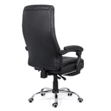 Scaun executiv negru piele relaxare OFF425 Nature