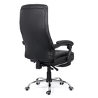 Scaun executiv negru piele relaxare OFF425 Nature