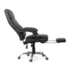 Scaun executiv negru piele relaxare OFF425 Nature