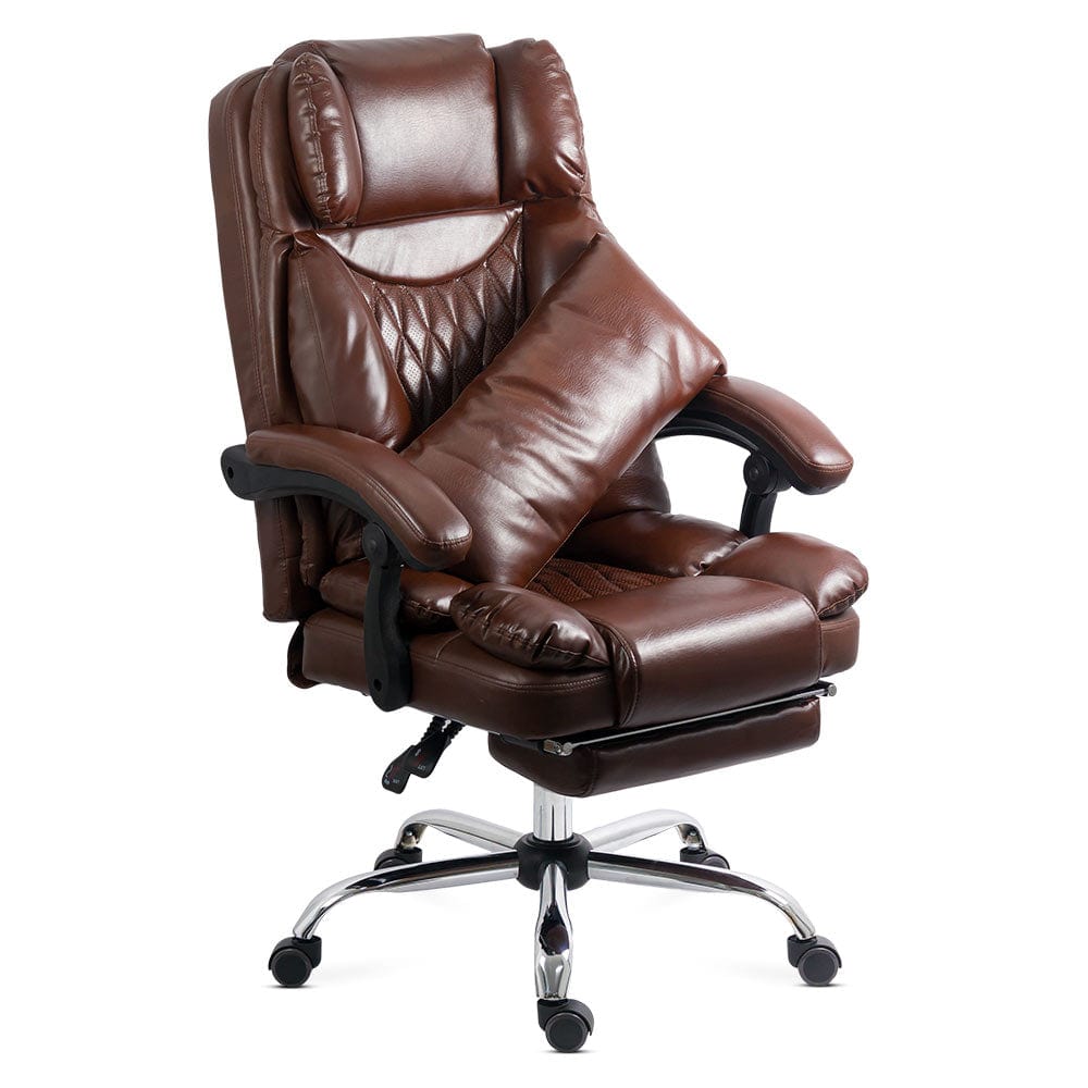 Scaun executiv piele rabatabil extensibil 150kg OFF340 Chairmax MARO INCHIS
