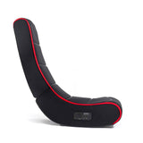 Scaun gaming negru panza pliabil boxe RKRRC Rocker Racer