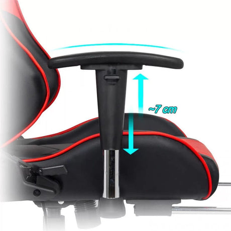 Scaun gaming piele brate reglabile perne lombare OFF306 Jet Max