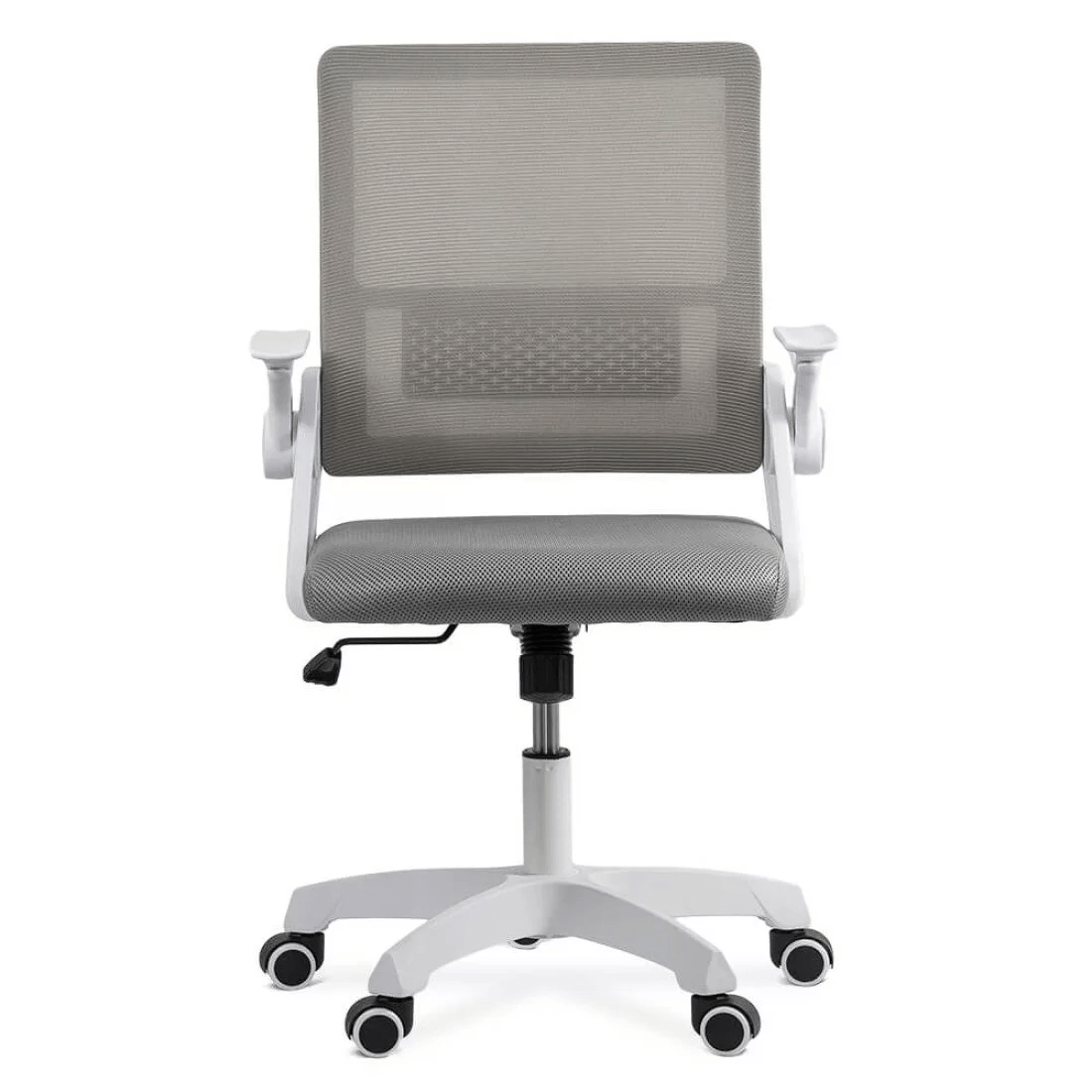 Scaun gri cadru alb 80 kg reclinabil 120 grade OFF6261 Playtech
