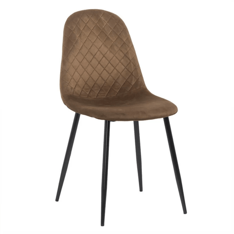 Scaun living maro catifea picioare metalice BUC237X Loft