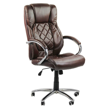 Scaun masaj piele mecanism balans OFF933 Emporio Max MARO INCHIS