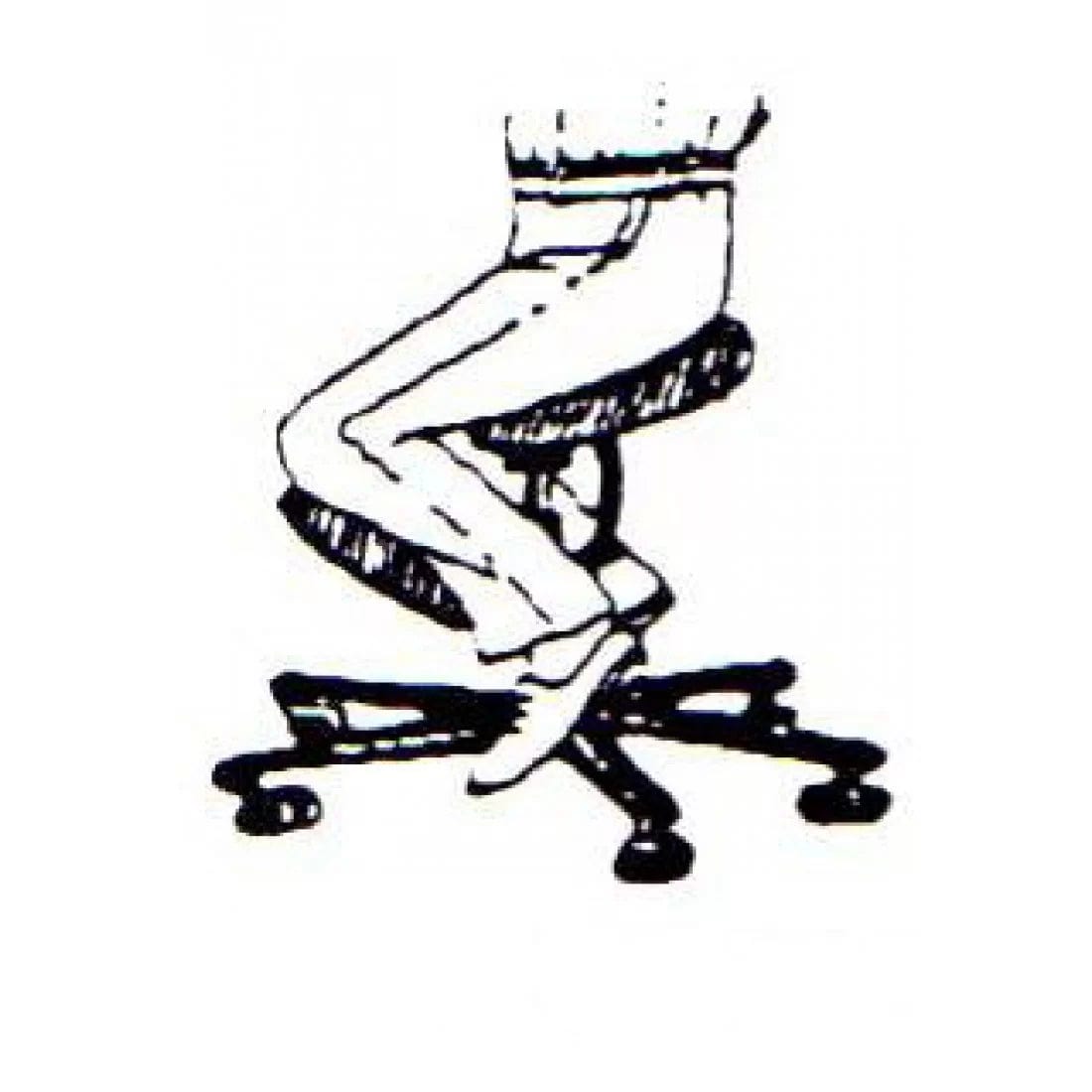 Scaun medical corectare postura OFF094 Max NEGRU