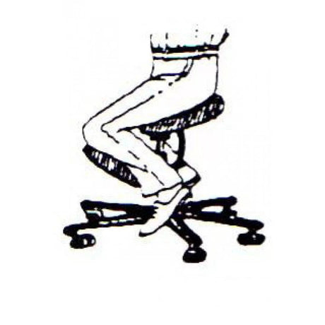 Scaun medical corectare postura OFF094 Max NEGRU