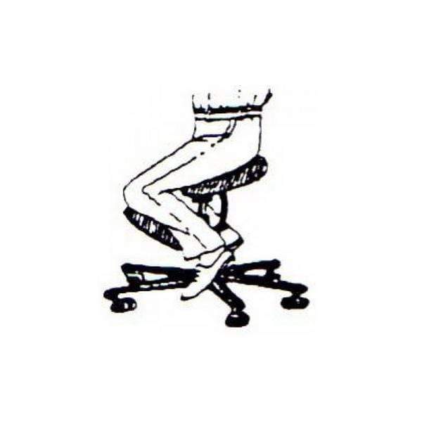 Scaun medical profesional ajustabil stofa mesh kneelling chair OFF093 Standard