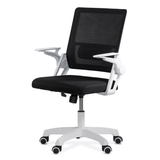 Scaun negru cadru alb 80 kg reclinabil 120 grade OFF6261 Playtech