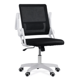Scaun negru cadru alb 80 kg reclinabil 120 grade OFF6261 Playtech