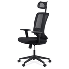 Scaun stofa negru multiblock tetiera brate reglabile OFF402 Diversity