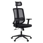 Scaun stofa negru multiblock tetiera brate reglabile OFF402 Diversity