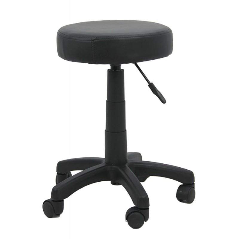 Scaun tehnic piele cadru negru reglabil ABS102 Azzi NEGRU