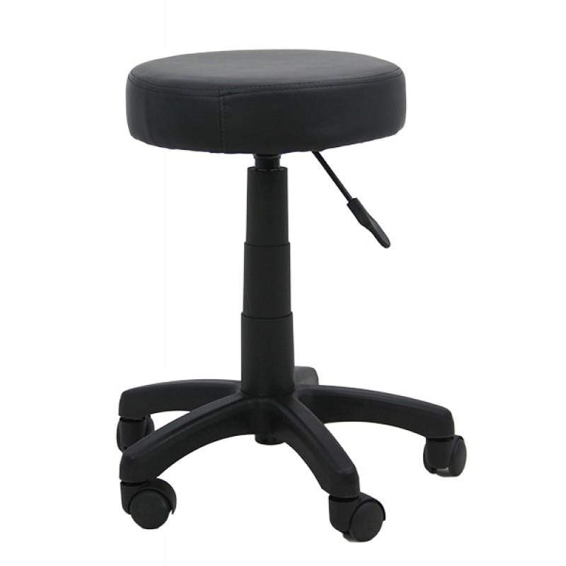Scaun tehnic piele cadru negru reglabil ABS102 Azzi NEGRU