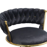 Scaun bar catifea cadru auriu ajustabil ABS118 Cloudberry