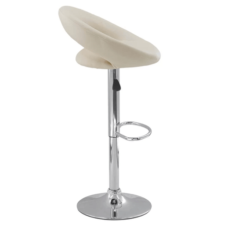 Scaun bar piele cadru cromat ajustabil ABS151 Chique