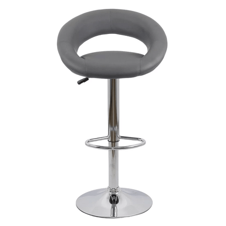 Scaun bar piele cadru cromat ajustabil ABS151 Chique