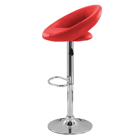 Scaun bar piele cadru cromat ajustabil ABS151 Chique