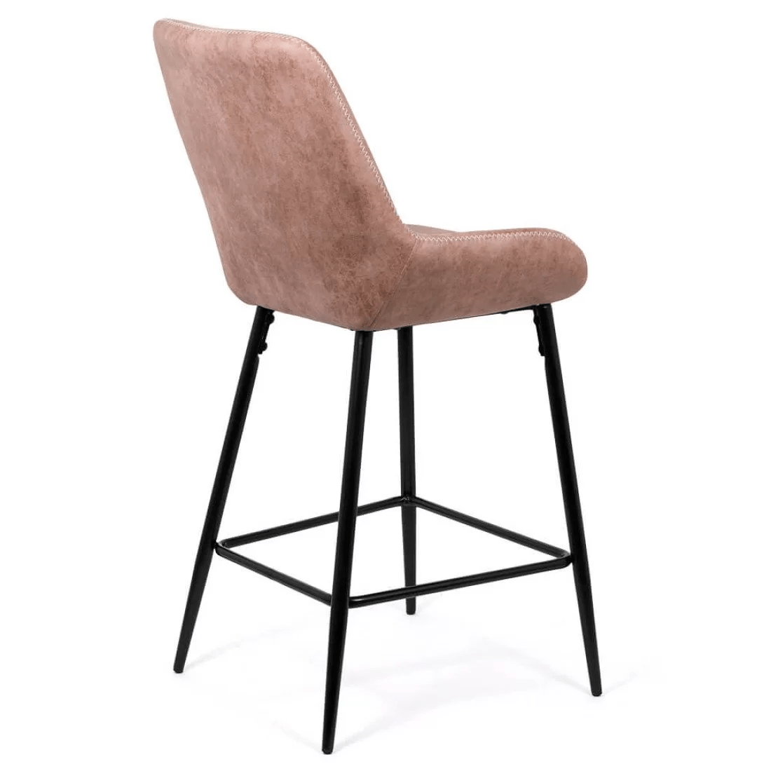 Scaun bar piele cadru metalic negru ABS146 City Lights