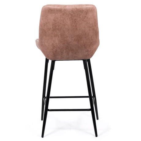 Scaun bar piele cadru metalic negru ABS146 City Lights