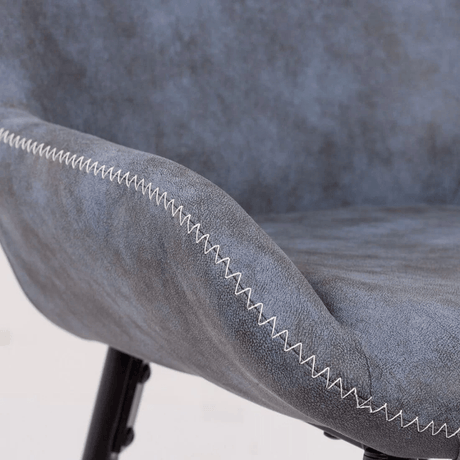 Scaun bar piele cadru metalic negru ABS146 City Lights