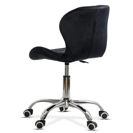 Scaun birou catifea cadru otel reglabil OFF334 Classy