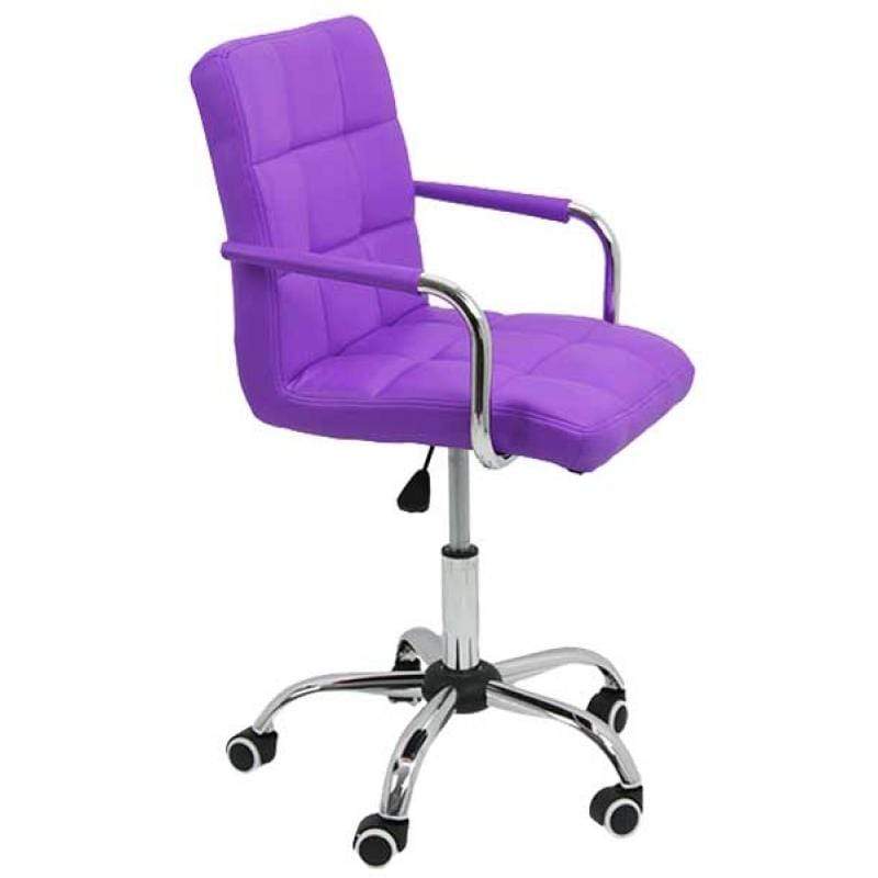 Scaun birou copii piele cadru otel reglabil OFF328 Rockstar MOV