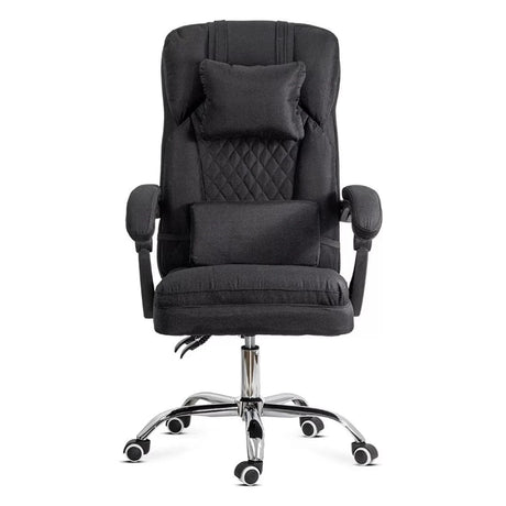 Scaun birou masaj stofa perne cadru rabatabil OFF936 Ellis NEGRU