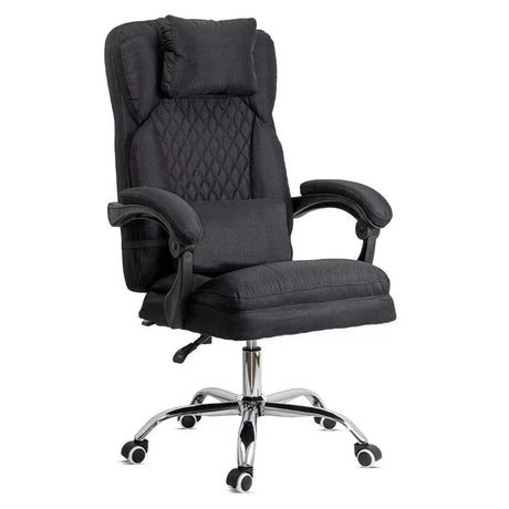 Scaun birou masaj stofa perne cadru rabatabil OFF936 Ellis NEGRU