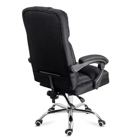 Scaun birou masaj stofa perne cadru rabatabil OFF936 Ellis NEGRU