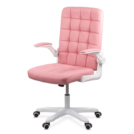 Scaun birou piele buretat brate rabatabile OFF332 Unibreeze