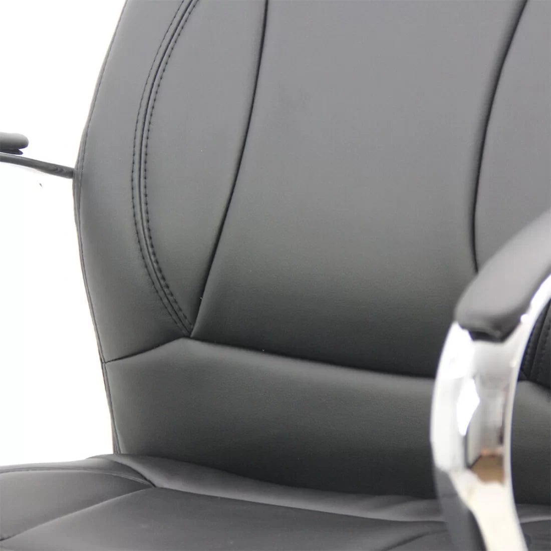 Scaun birou piele cadru otel reglaj balans OFF331 Business