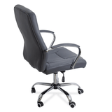 Scaun birou piele cadru otel reglaj balans OFF331 Business