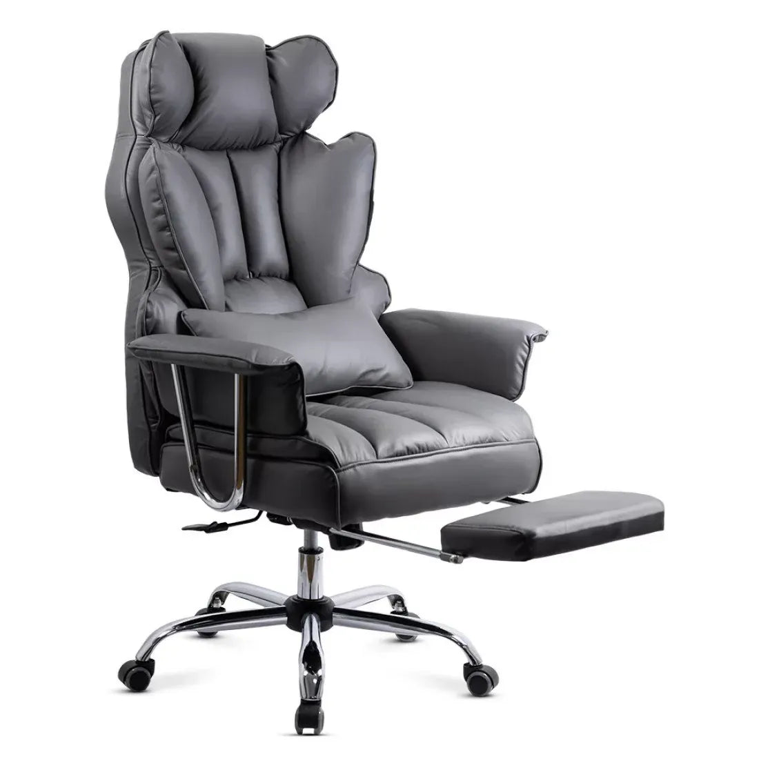 Scaun birou piele relaxare cadru otel 150 kg OFF413 Roy