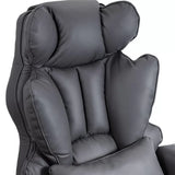 Scaun birou piele relaxare cadru otel 150 kg OFF413 Roy