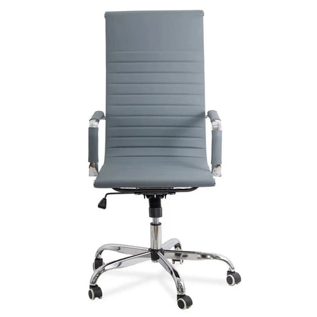 Scaun birou piele slim cadru otel ajustabil OFF802M Catwalk