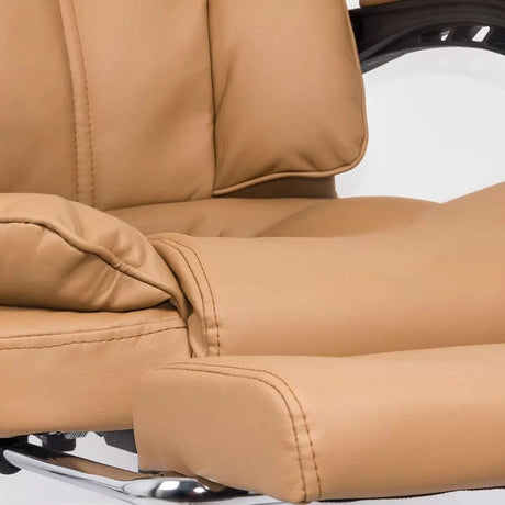 Scaun birou relaxare piele rabatabil cadru otel OFF415 Joyce