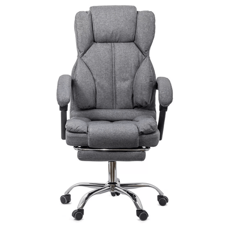 Scaun birou relaxare stofa rabatabil cadru otel OFF415F Plum