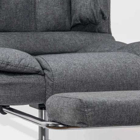 Scaun birou relaxare stofa rabatabil cadru otel OFF415F Plum