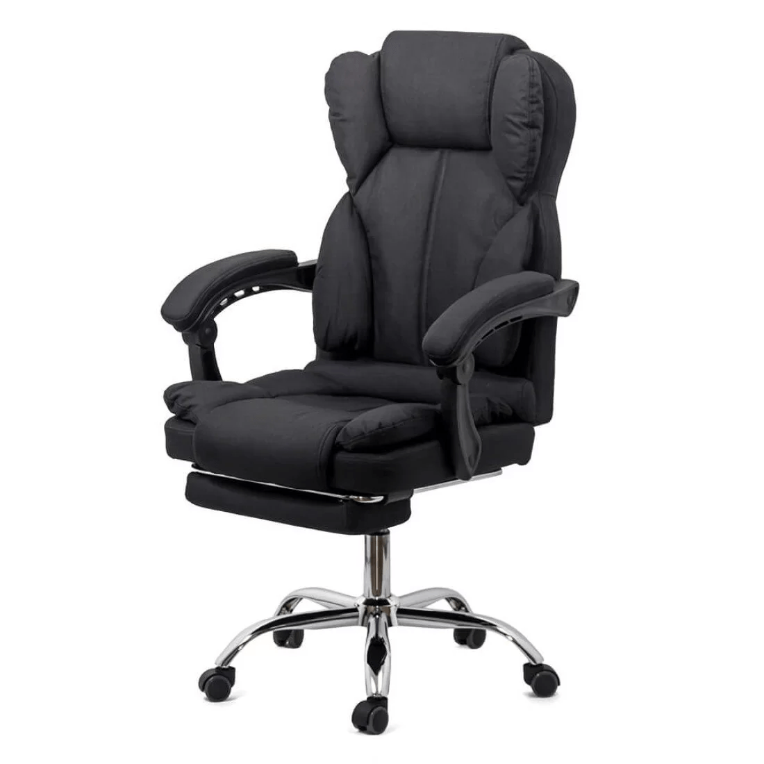 Scaun birou relaxare stofa rabatabil cadru otel OFF415F Plum