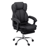 Scaun birou relaxare stofa rabatabil cadru otel OFF415F Plum NEGRU